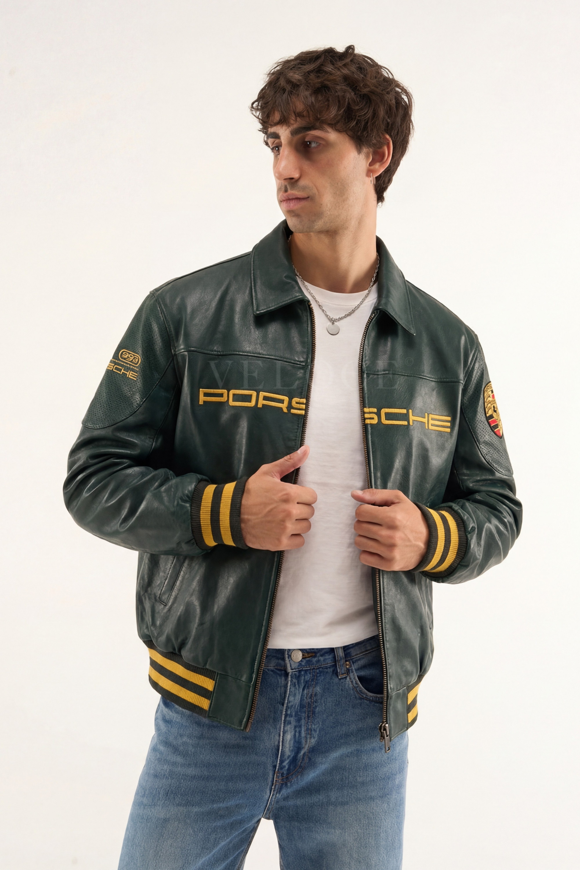 Porsche 993 Turbo Leather Jacket | VELOCE