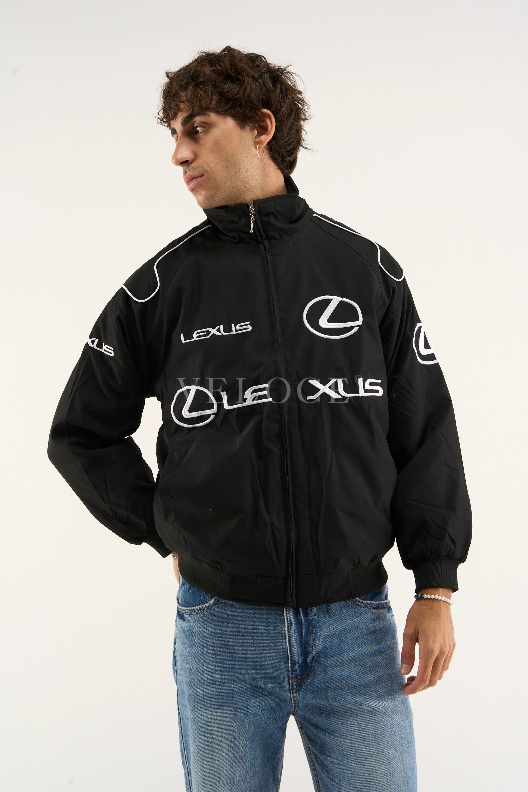 Lexus ブラック ジャケット Lexus Vintage Racing Jacket | VELOCE