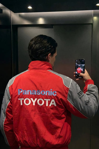 Toyota Vintage Racing Jacket - Red Edition