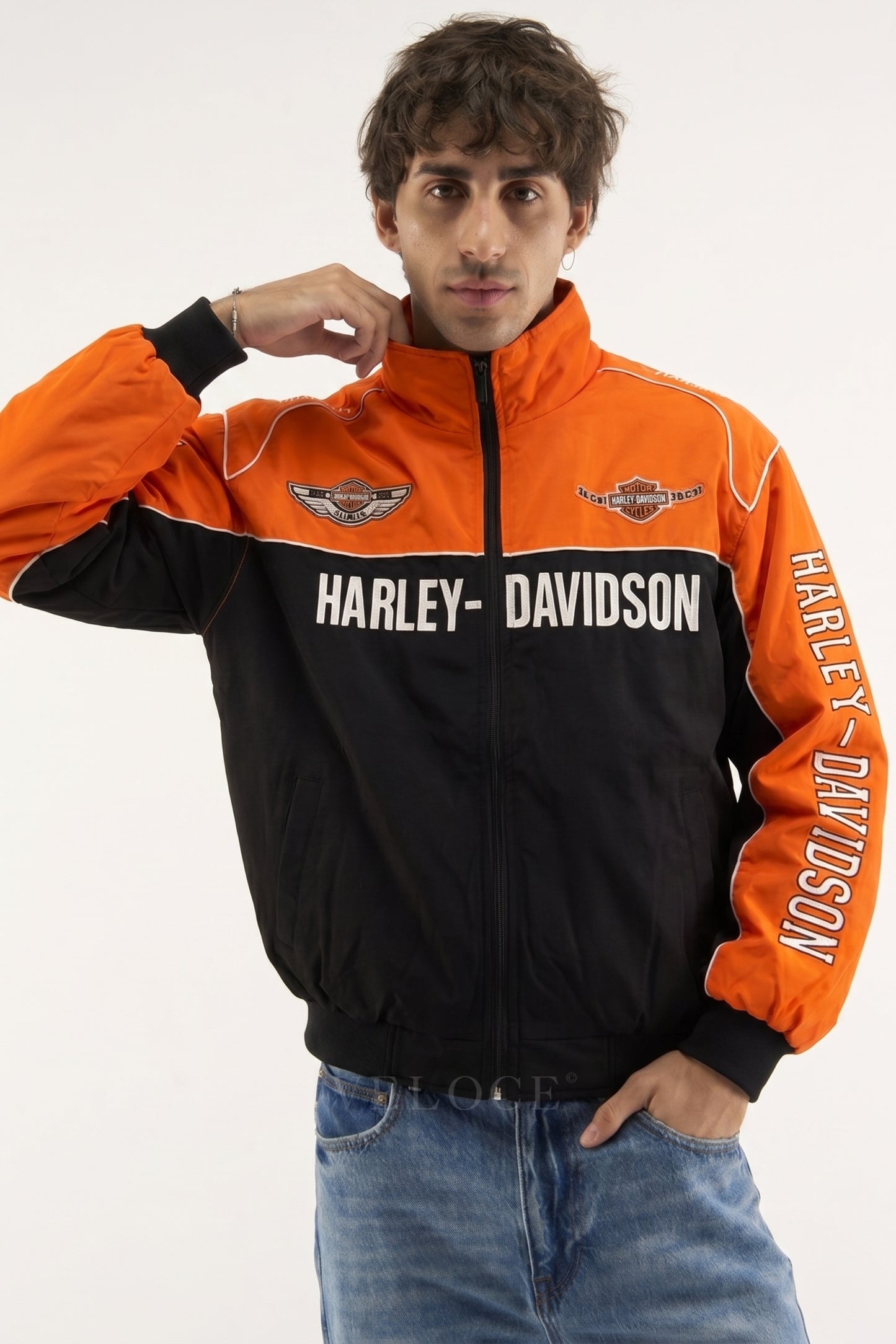Harley Davidson Vintage Jacket - Orange Edition