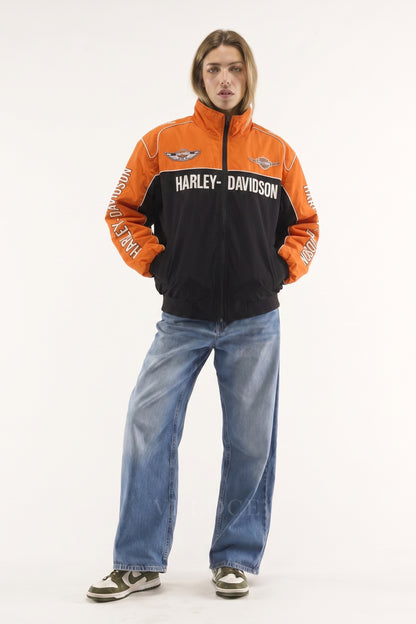 Harley Davidson Vintage Jacket - Orange Edition