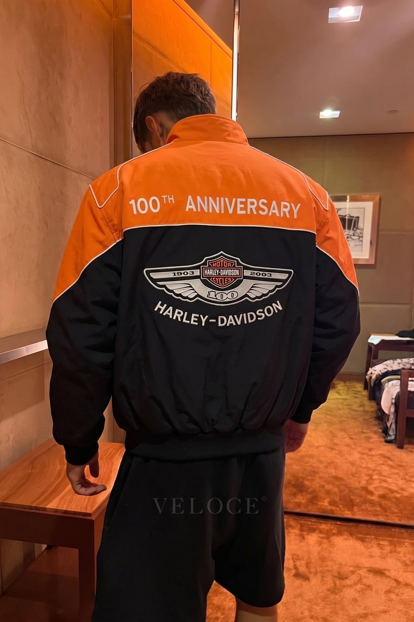 Harley Davidson Vintage Jacket - Orange Edition