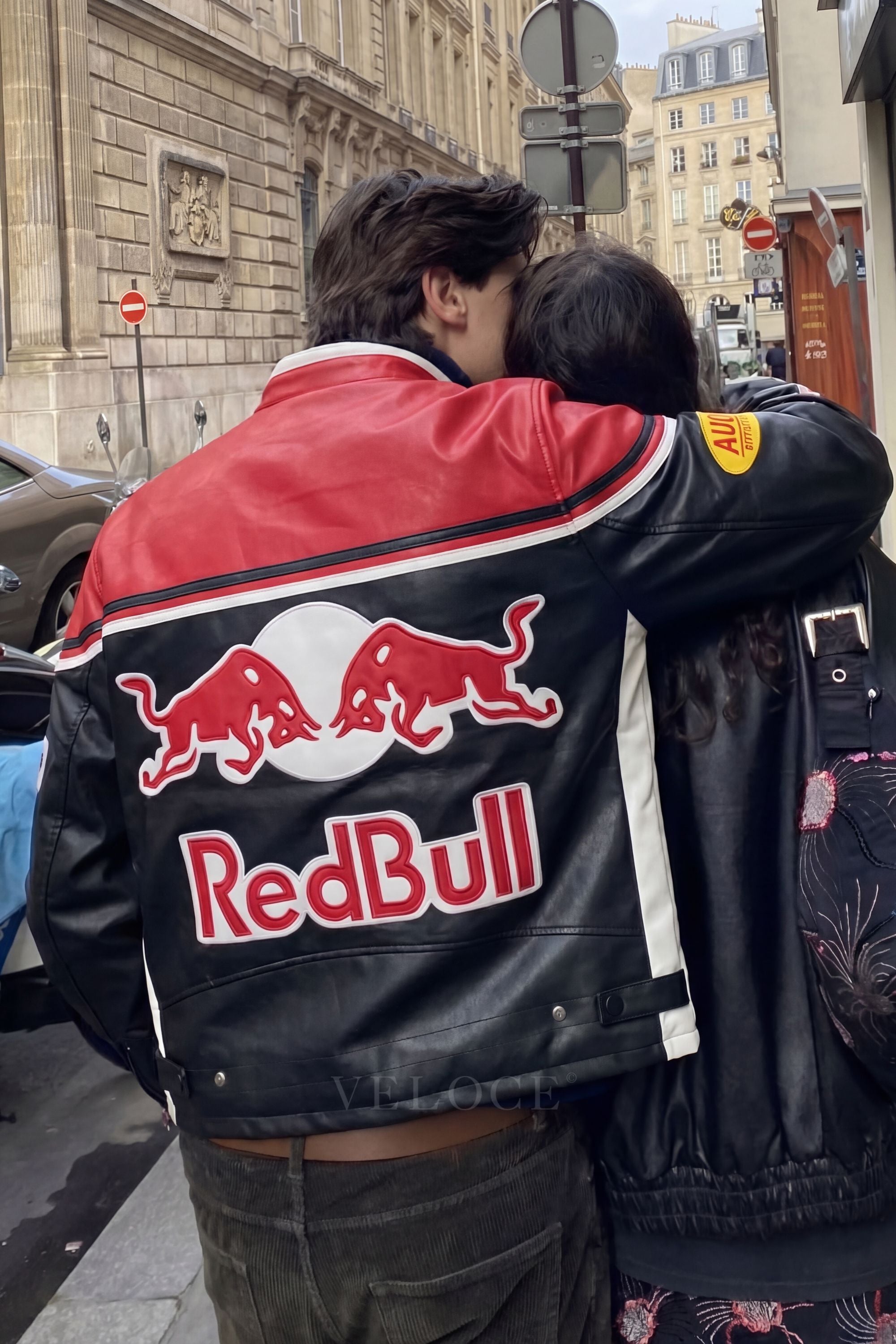 Red Bull Leather Racing Jacket | VELOCE