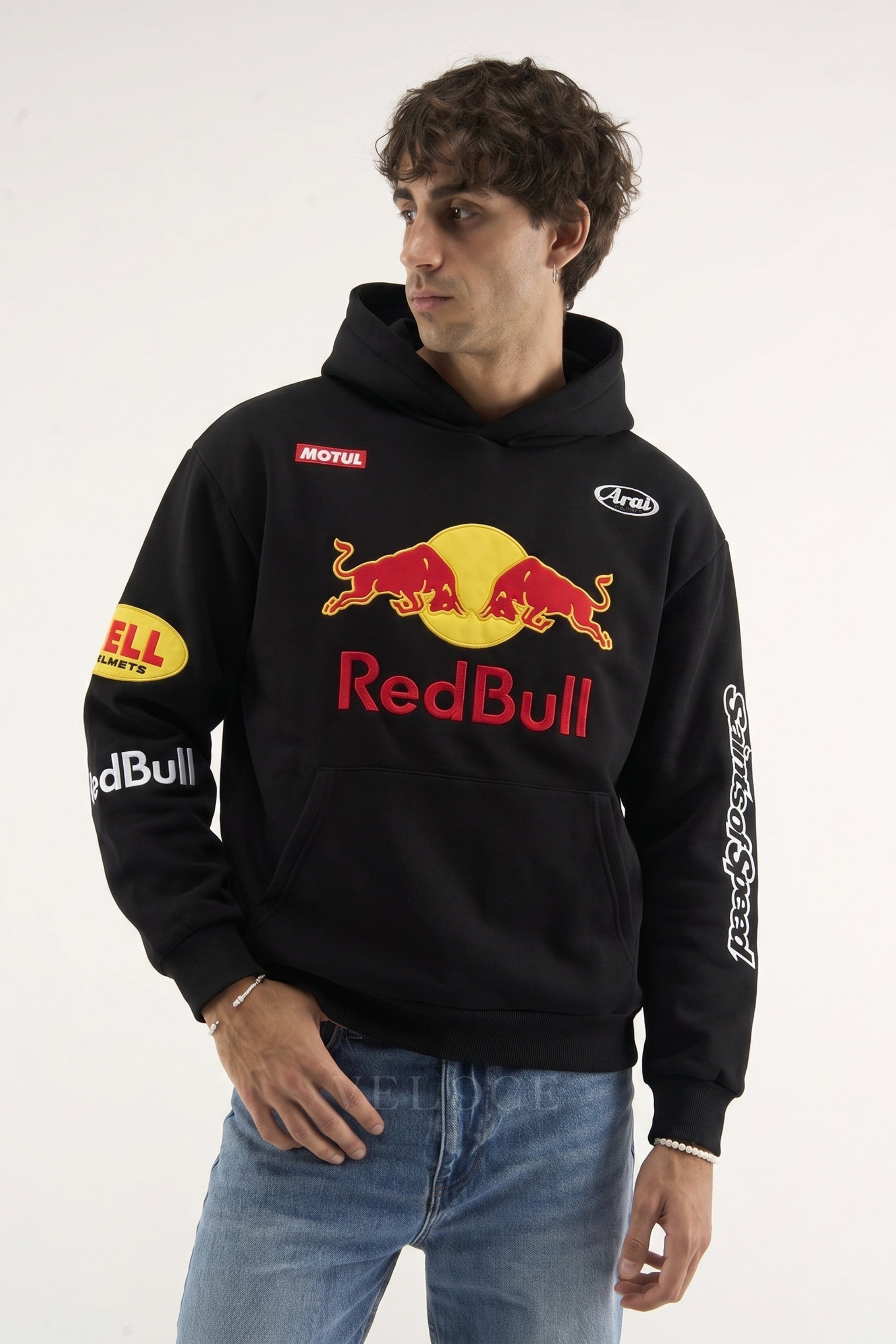 Alpinestars レッドブル パーカー Red Bull Alpinestars Racing Hoodie - Full Embroidered Edition | VELOCE