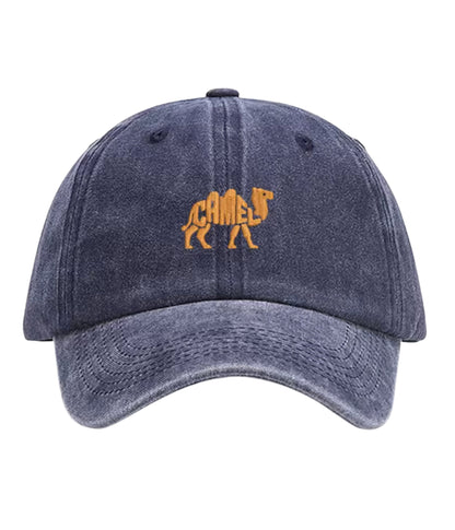 Camel Embroidered Cap