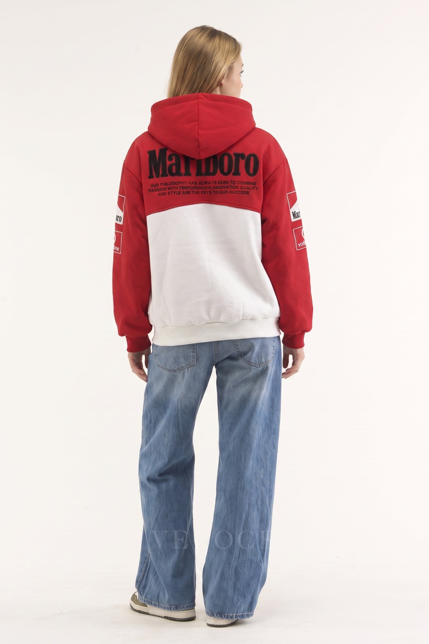 Marlboro Ferrari Embroidered Zip Hoodie