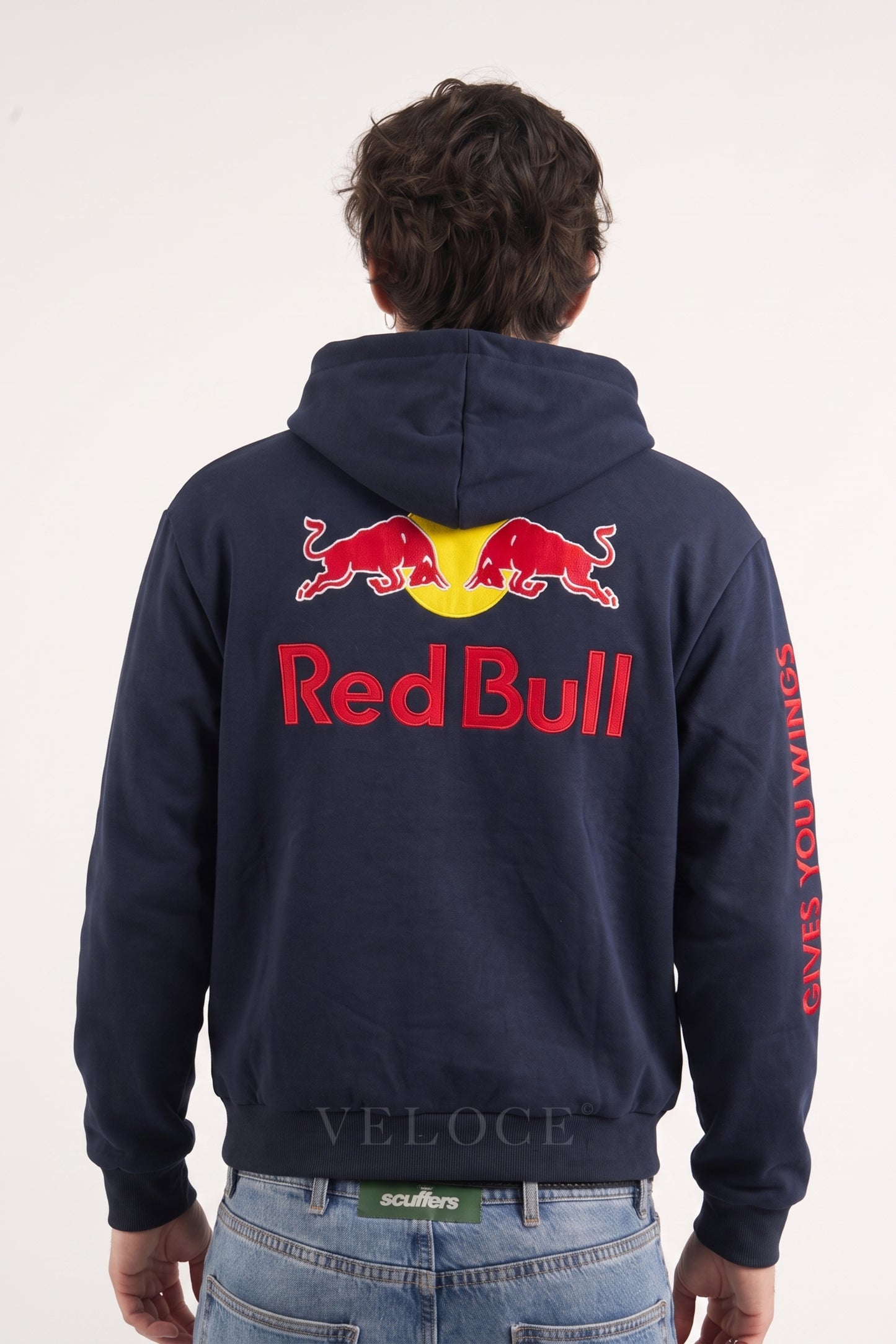 Red Bull Racing Embroidered Zip Hoodie