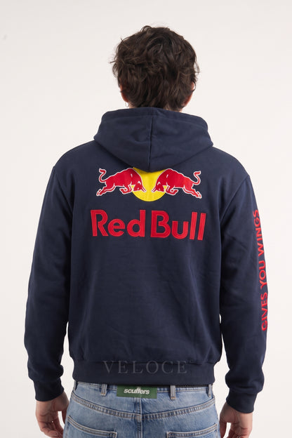 Red Bull Racing Embroidered Zip Hoodie