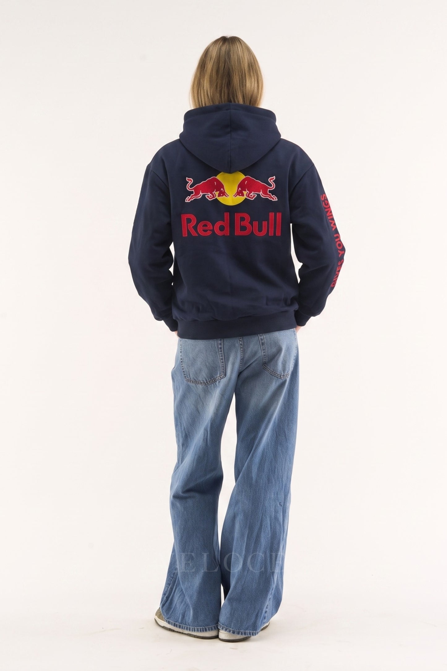Red Bull Racing Embroidered Zip Hoodie