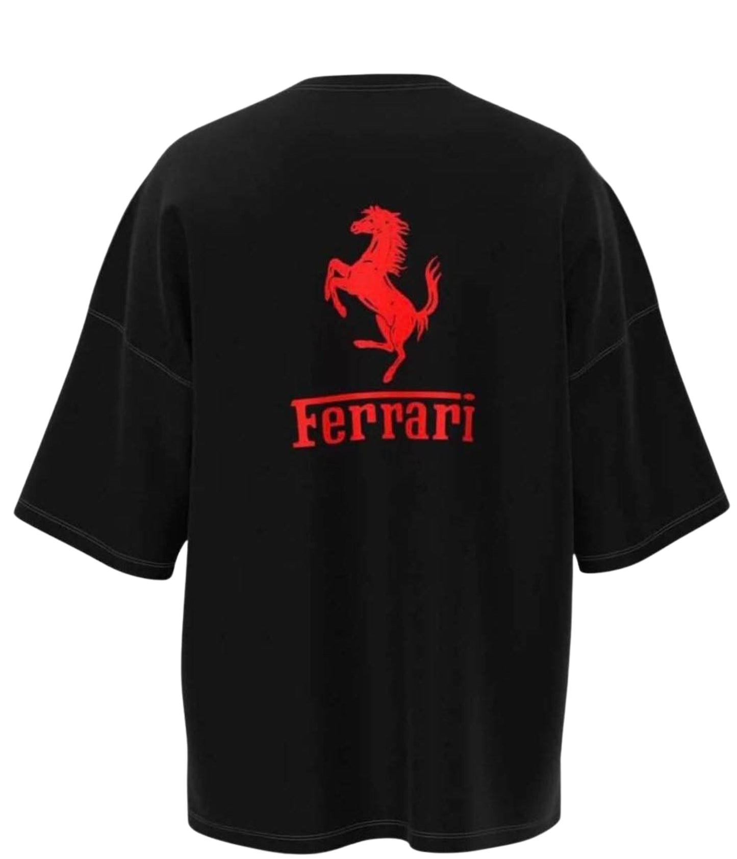 Ferrari F1 Vintage Racing T-Shirt - Black Edition