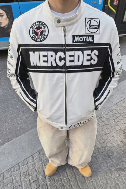 Mercedes-Benz Vintage Racing Leather Jacket