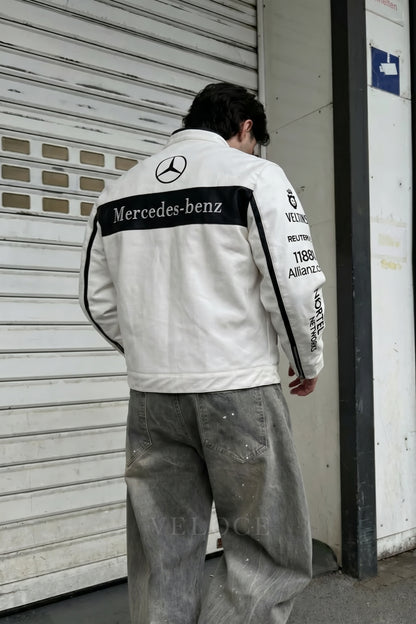 Mercedes-Benz Vintage Racing Leather Jacket
