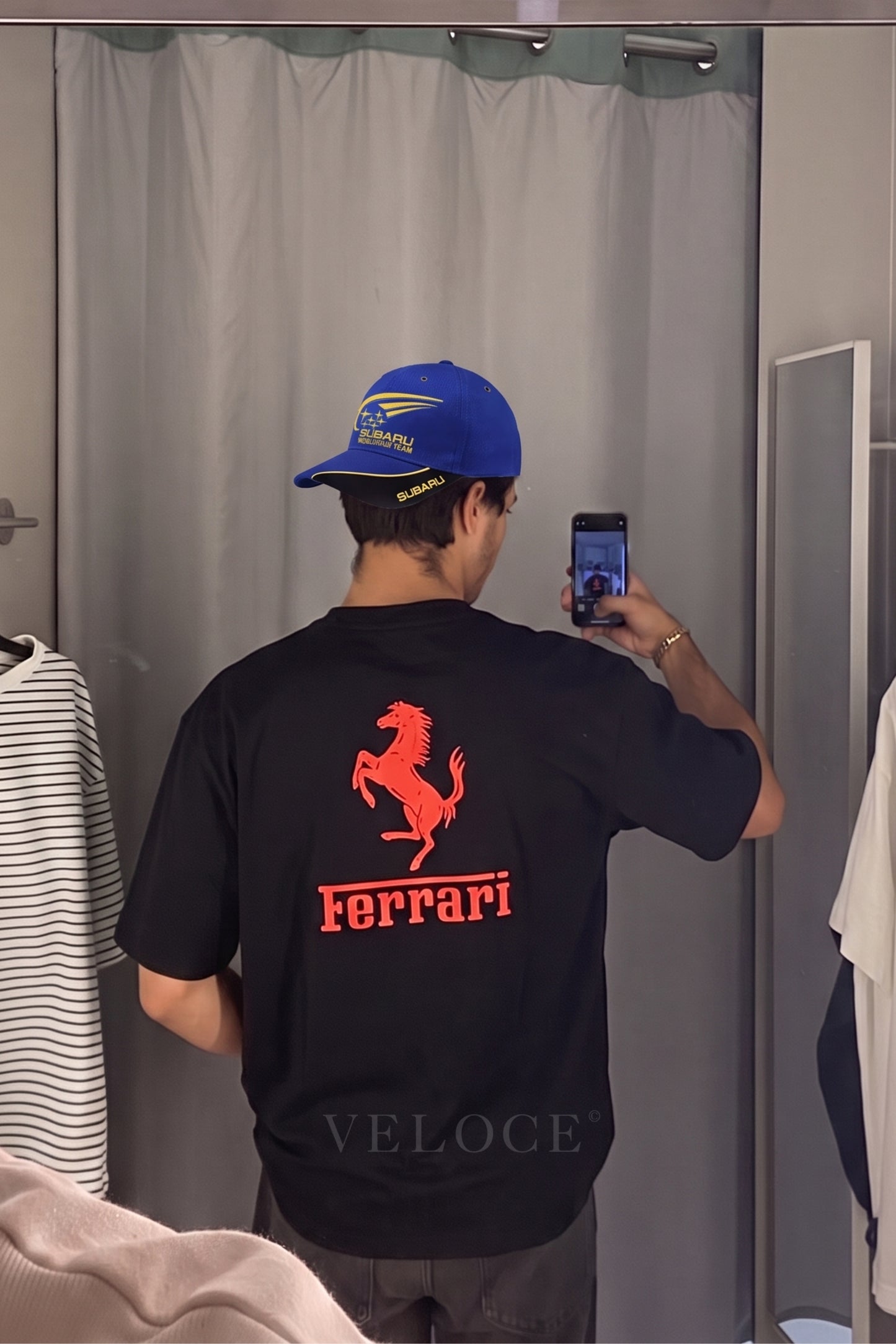 Ferrari F1 Vintage Racing T-Shirt - Black Edition