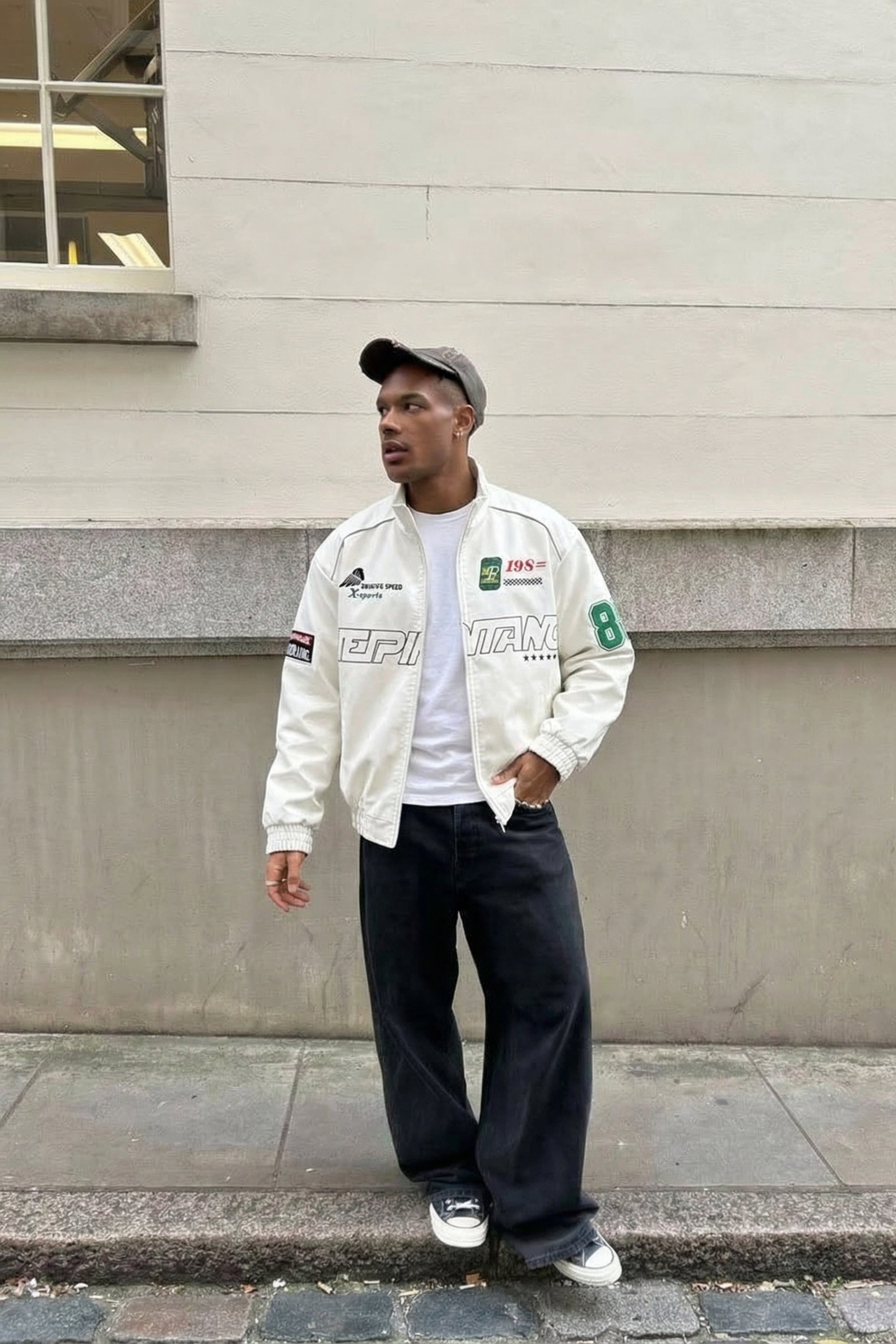 ラッツレーシングチームジャケット LAP 85 White Racing Jacket | VELOCE
