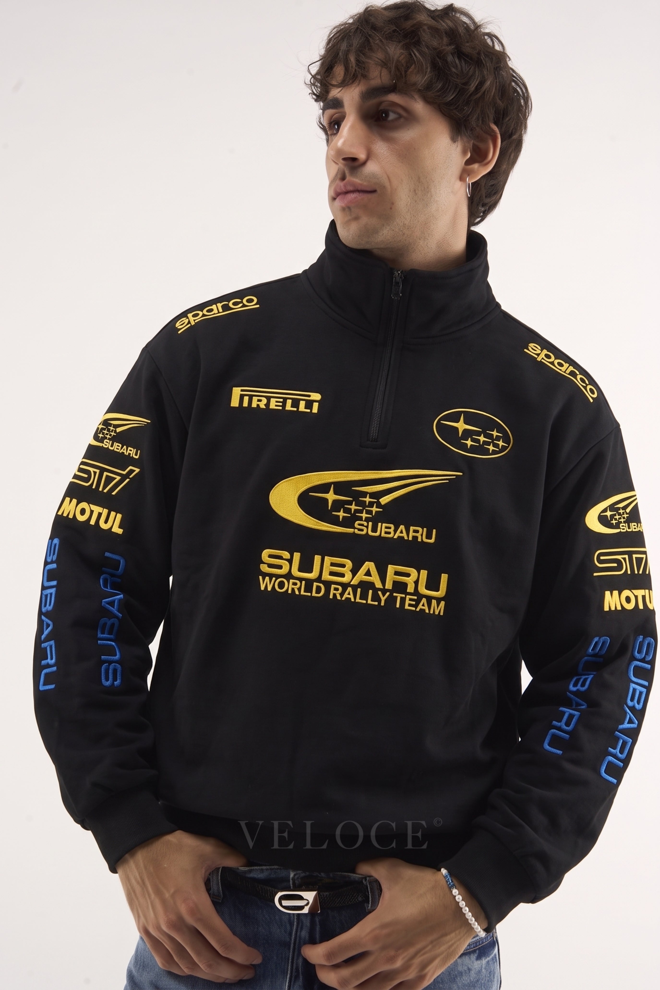 Subaru World Rally Zip Sweatshirt | VELOCE