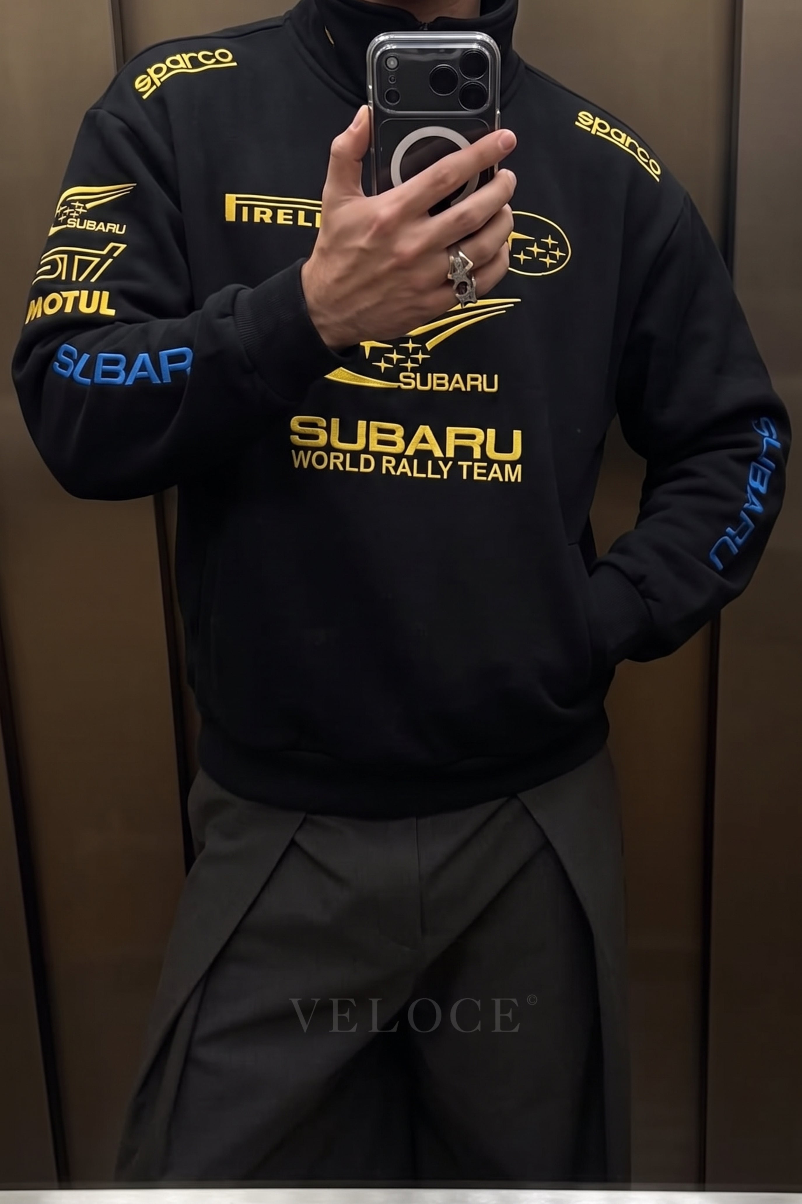 Subaru World Rally Zip Sweatshirt | VELOCE