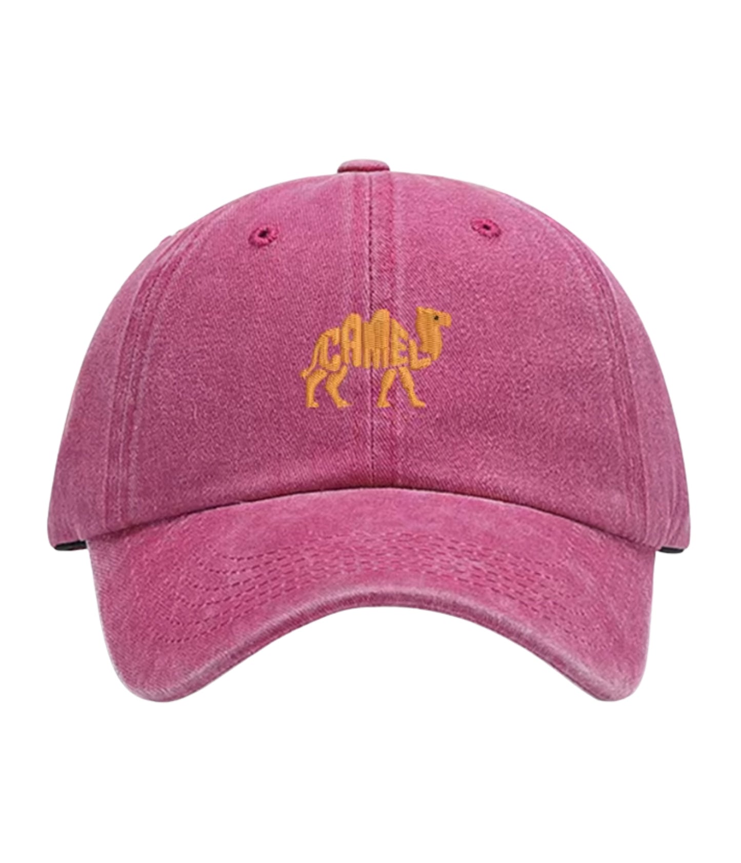 Camel Embroidered Cap