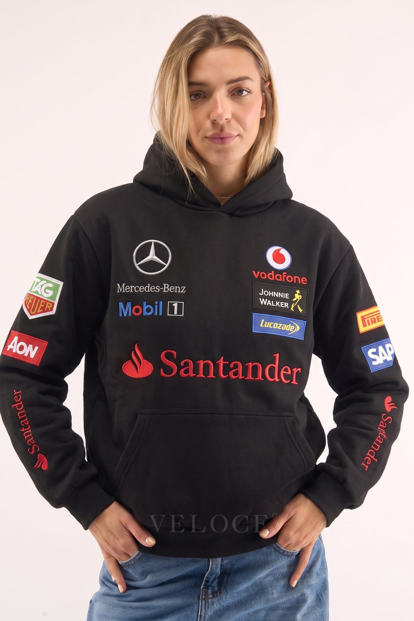 Mercedes-Benz Racing Hoodie - Full Embroidered Edition