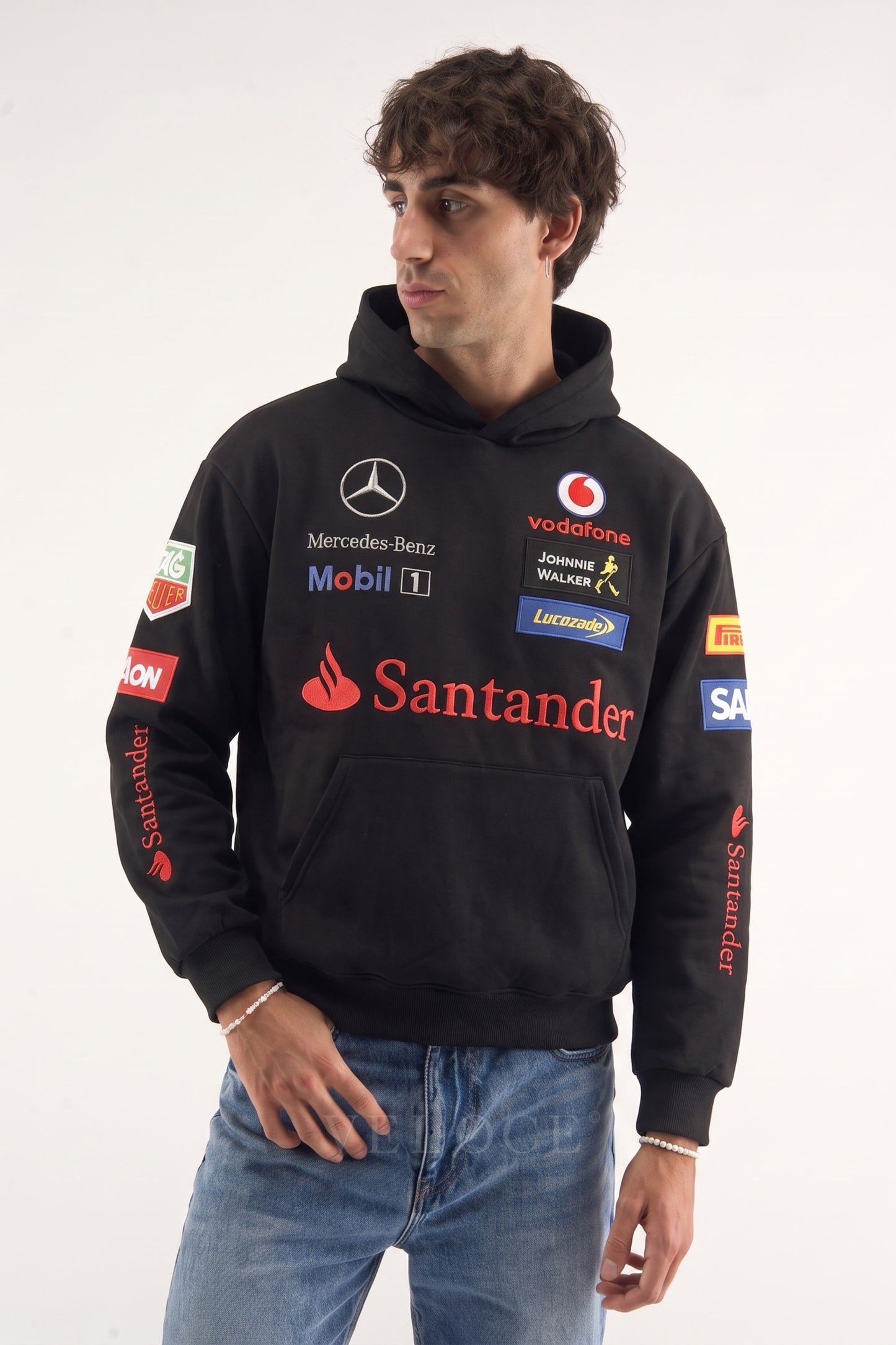 Mercedes-Benz Racing Hoodie - Full Embroidered Edition