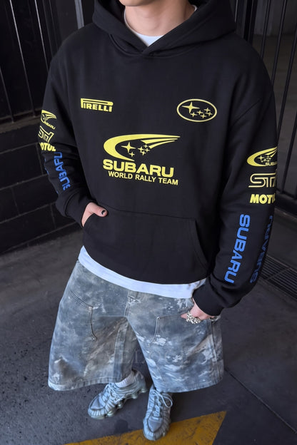 Subaru World Rally Team Hoodie - Full Embroidered Edition