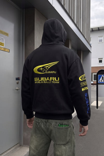 Subaru World Rally Team Hoodie - Full Embroidered Edition