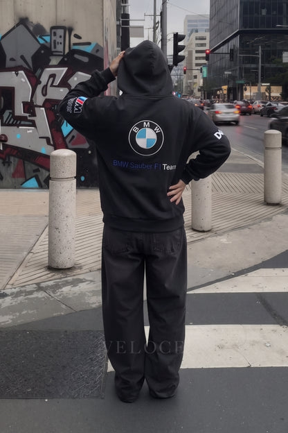 BMW F1 Racing Hoodie - Full Embroidered Edition