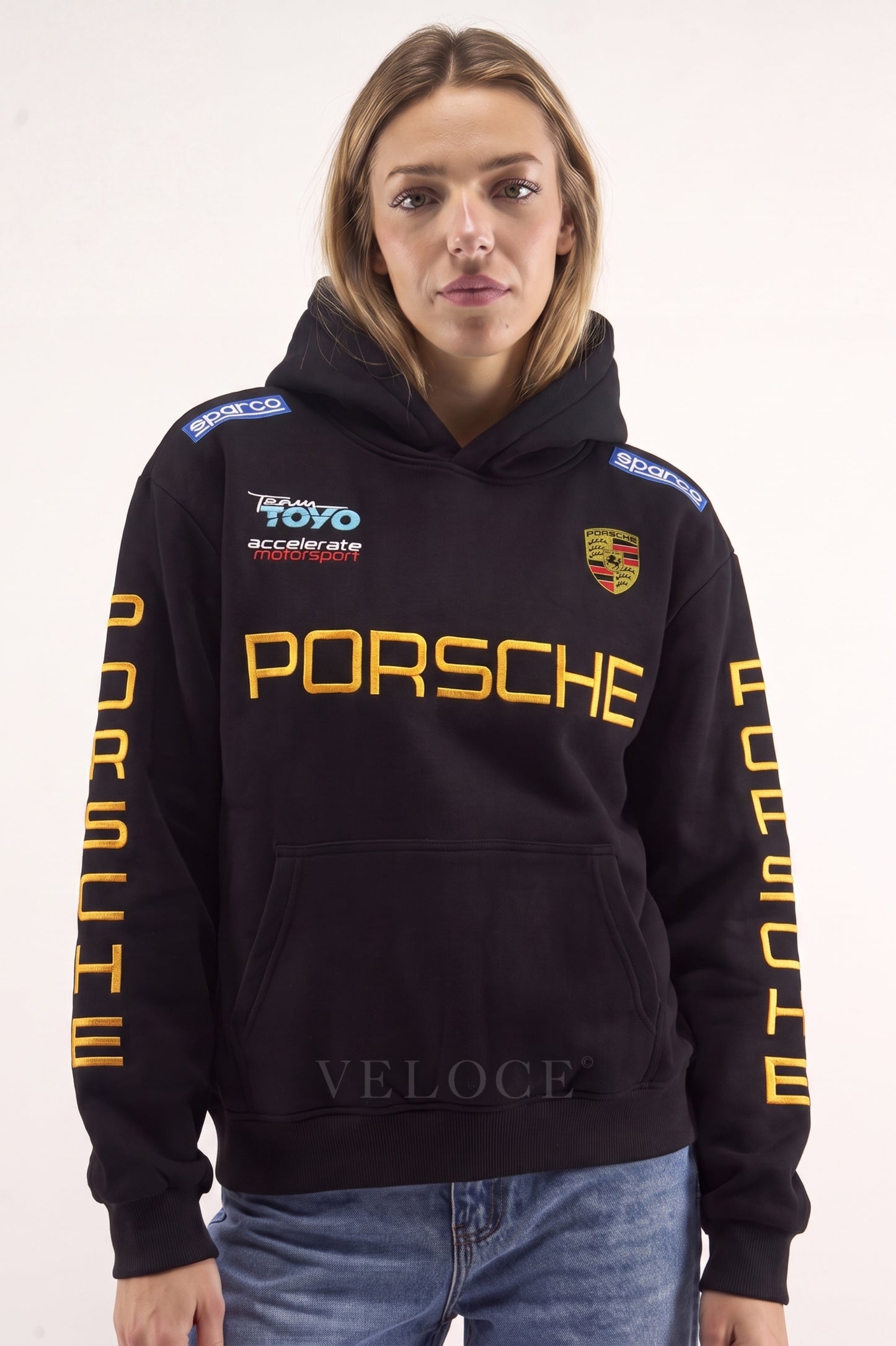 Porsche Racing Hoodie - Full Embroidered Edition