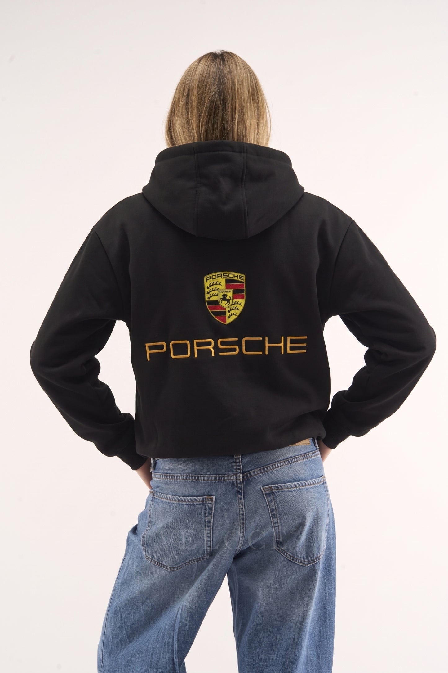 Porsche Racing Hoodie - Full Embroidered Edition