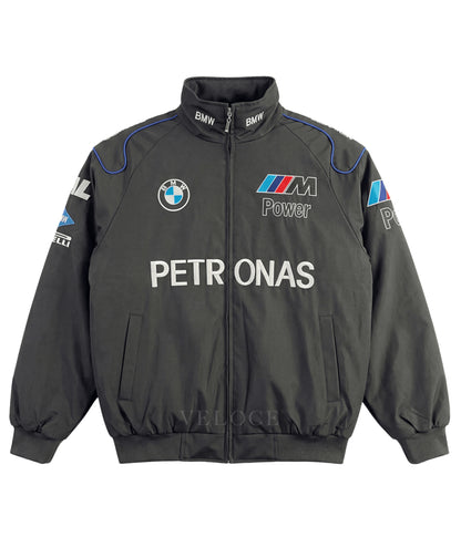 BMW F1 Vintage Racing Jacket - Black Edition