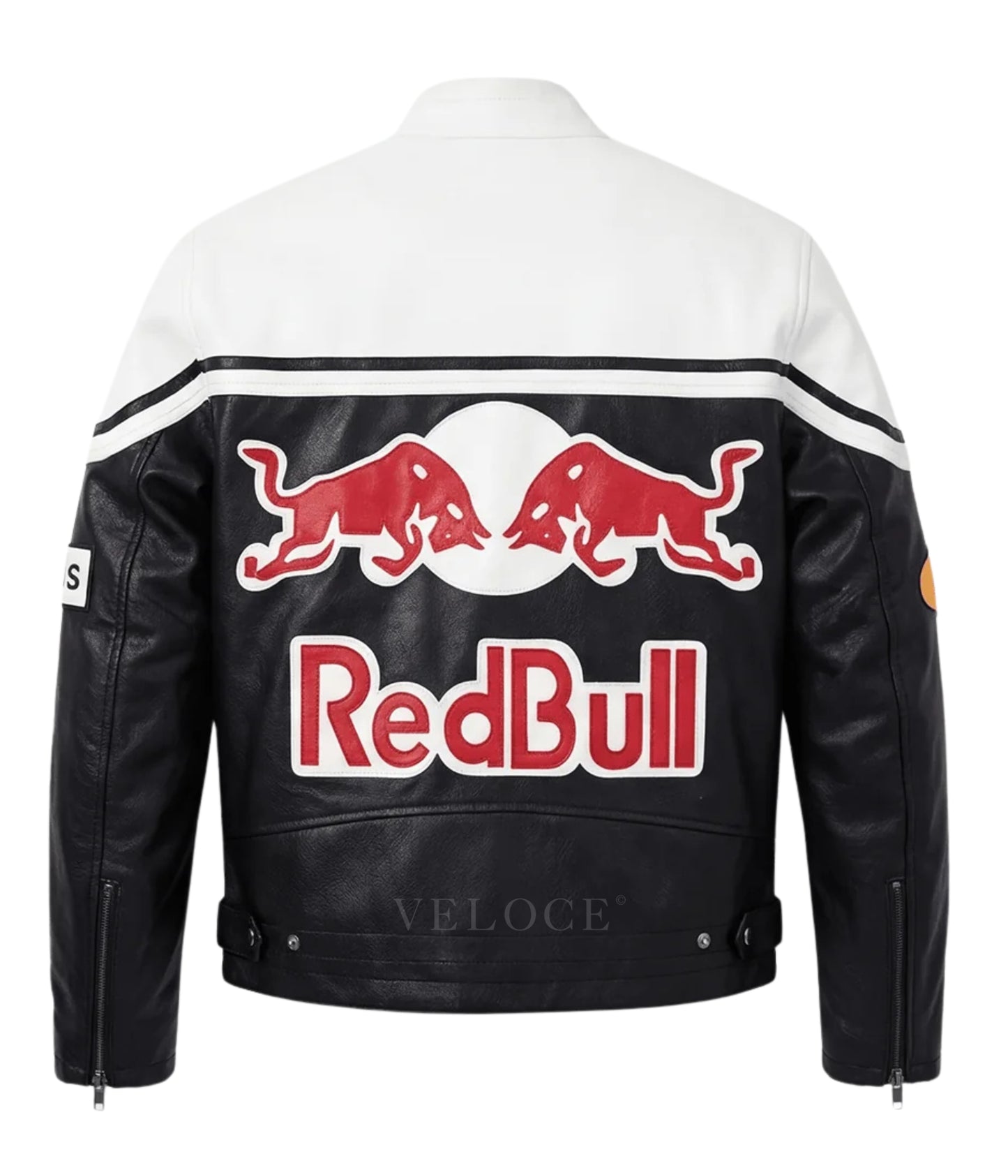 Red Bull Racing Leather Jacket - White Edition