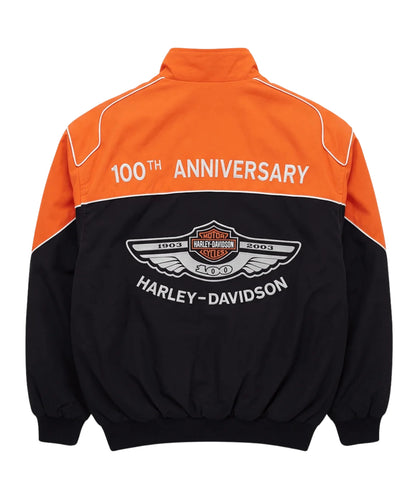 Harley Davidson Vintage Jacket - Orange Edition