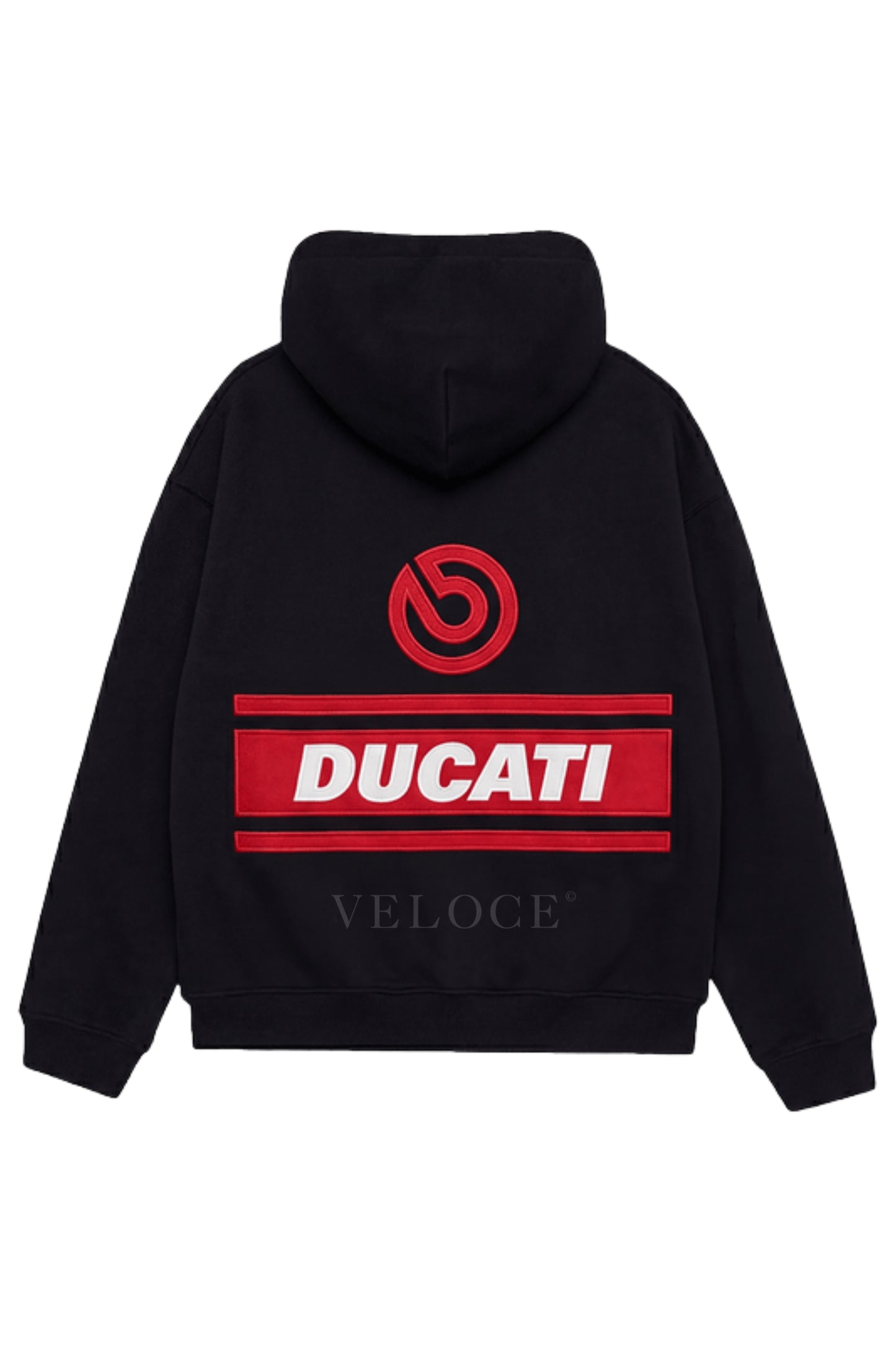 Ducati Racing Hoodie - Full Embroidered Edition