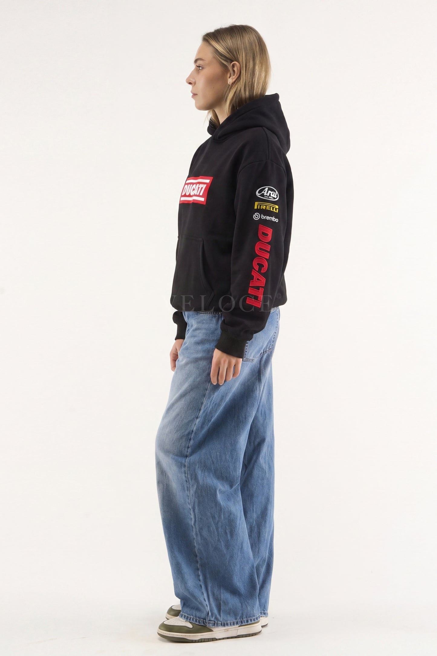 Ducati Racing Hoodie - Full Embroidered Edition