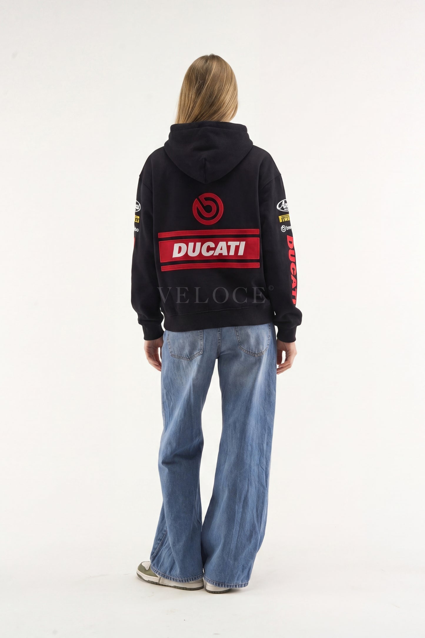 Ducati Racing Hoodie - Full Embroidered Edition