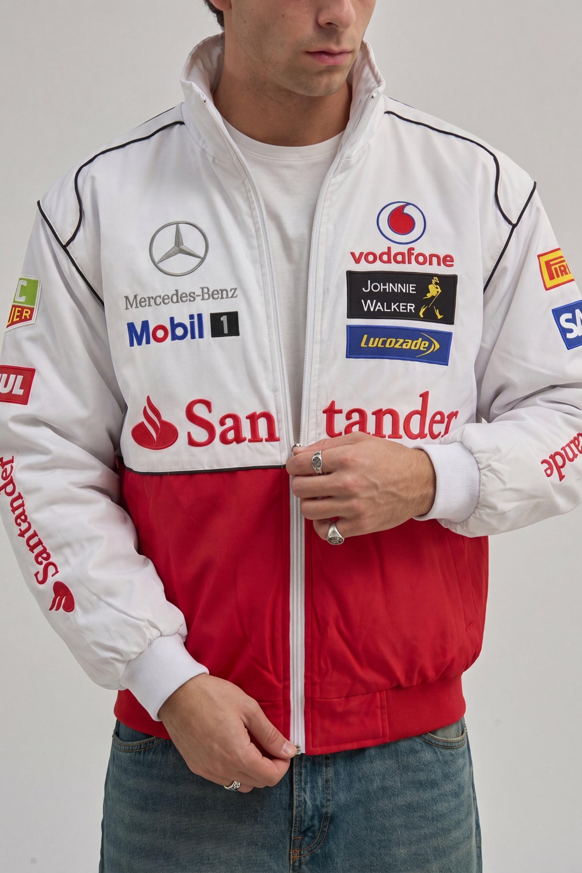 Mercedes-Benz Vintage Jacket - White Edition | VELOCE
