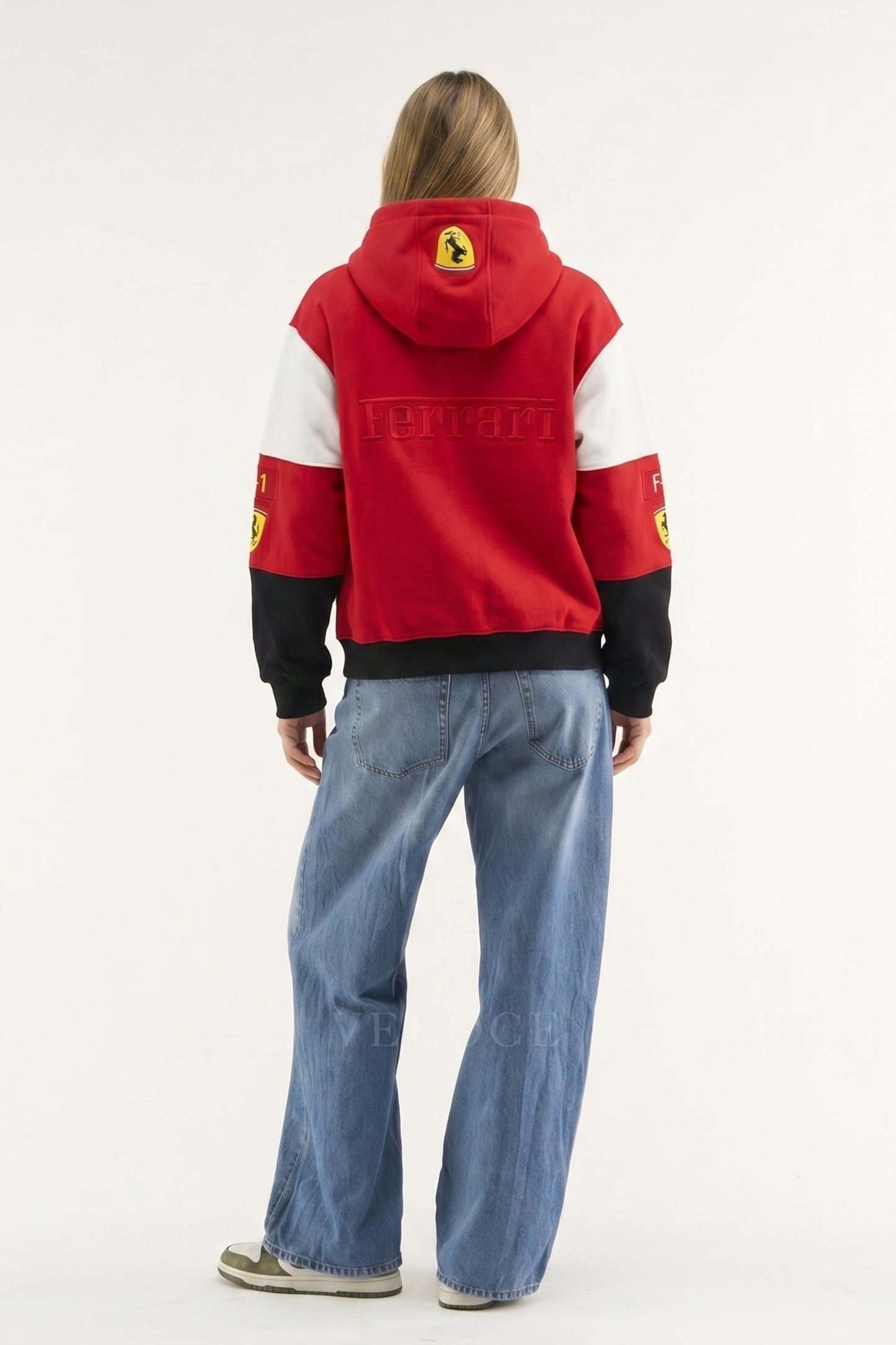 Ferrari F1 Racing Hoodie - Full Embroidered Edition