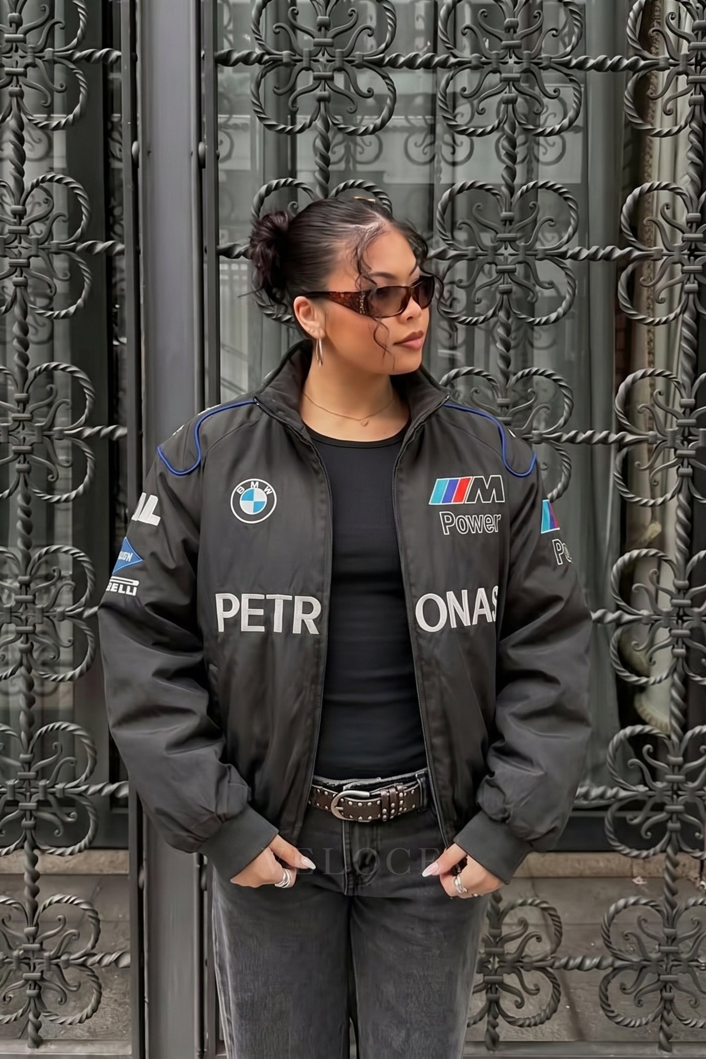BMW F1 Vintage Racing Jacket - Black Edition