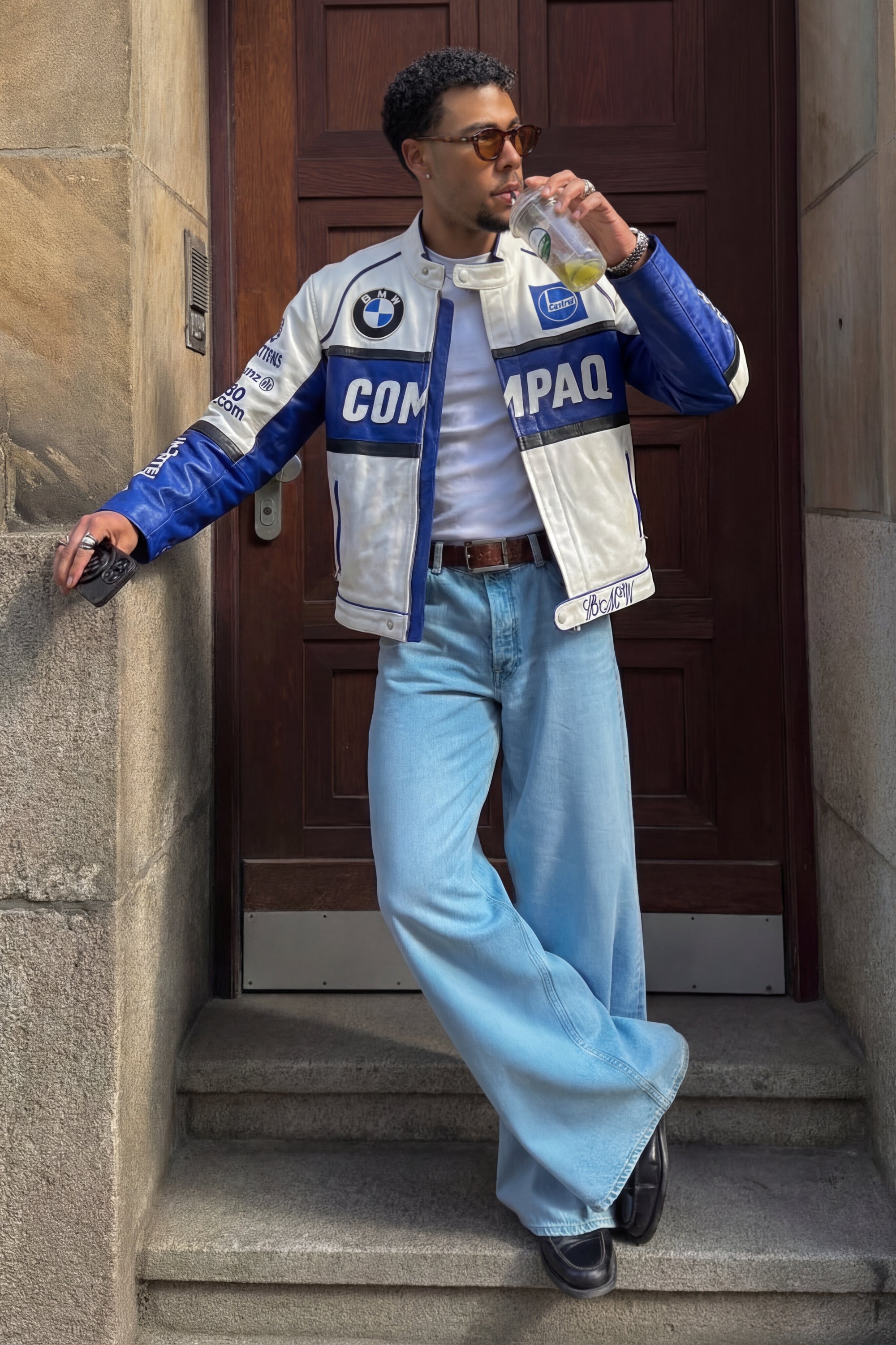 BMW Compaq Vintage Leather Jacket | VELOCE