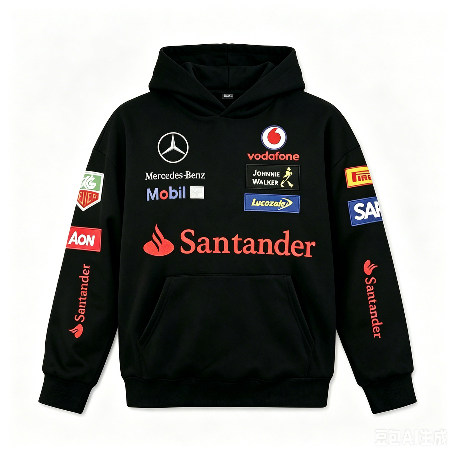 Mercedes-Benz Racing Hoodie - Full Embroidered Edition
