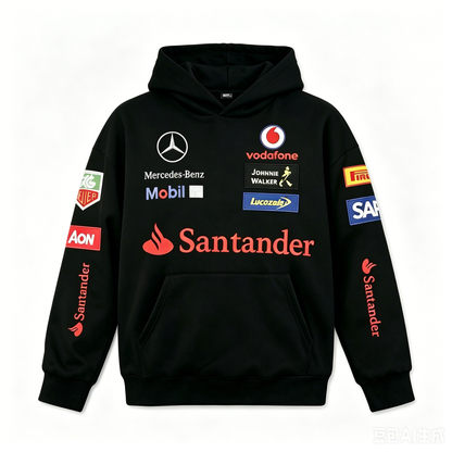 Mercedes-Benz Racing Hoodie - Full Embroidered Edition