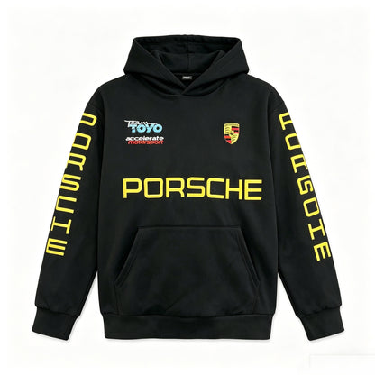 Porsche Racing Hoodie - Full Embroidered Edition