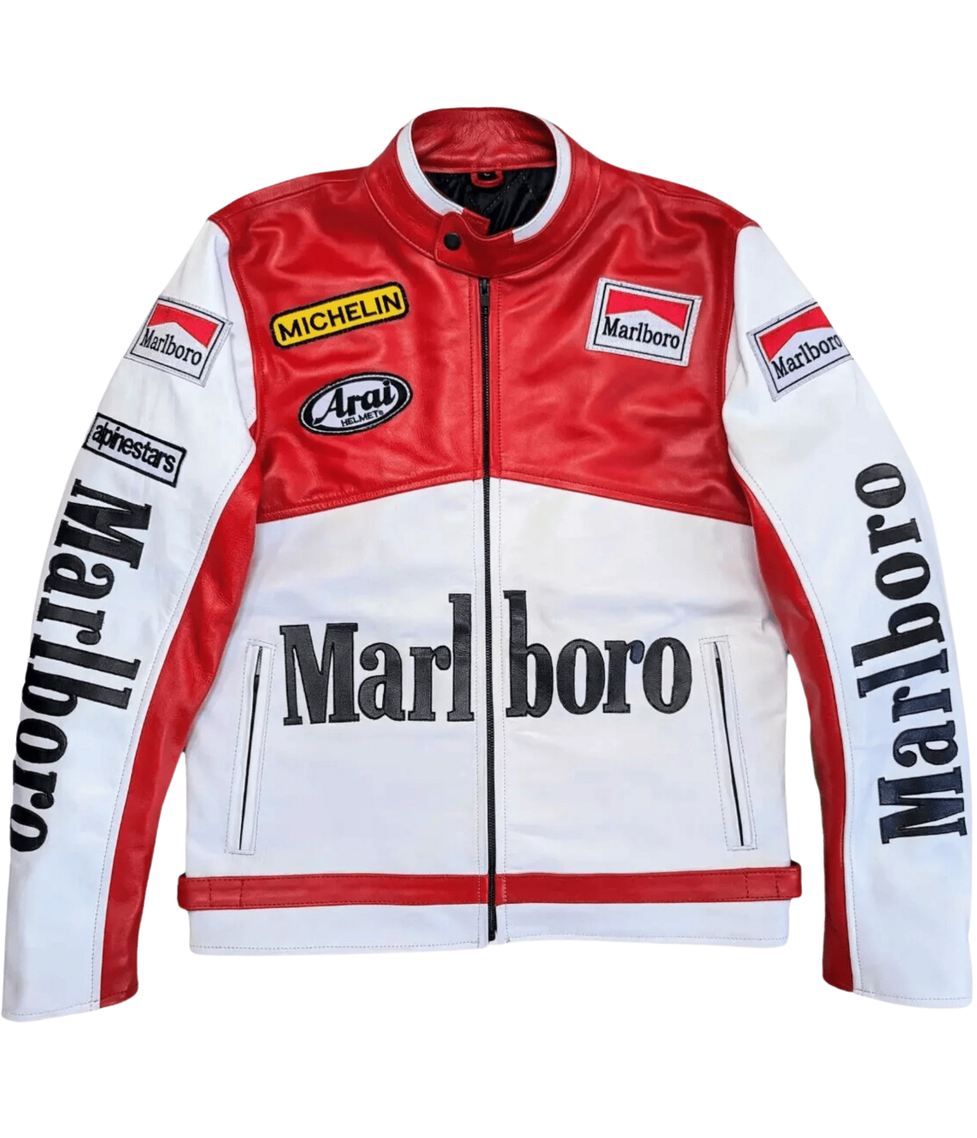 Marlboro Racing Leather Jacket - Classic Edition | VELOCE