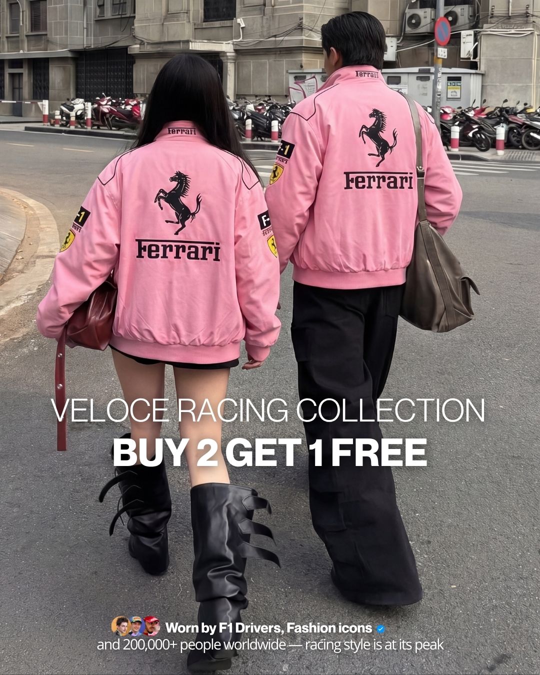 Pop Trend Racing Jacket VELOCE | Motorsport Clothing & Racing Inspired Streetwear