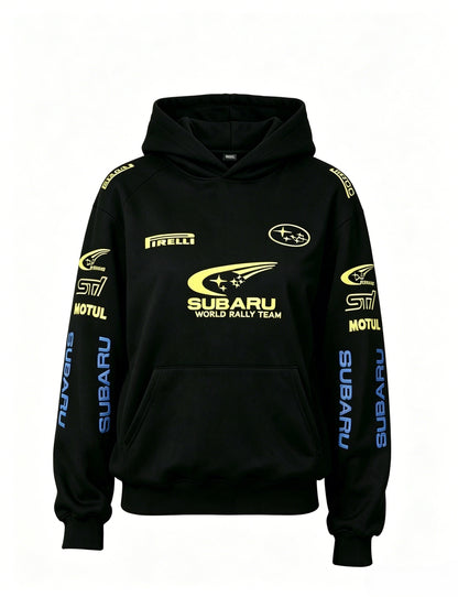 Subaru World Rally Team Hoodie - Full Embroidered Edition