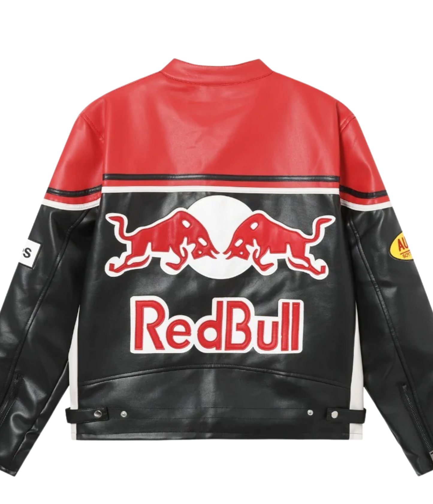 Red Bull Leather Racing Jacket - VELOCE