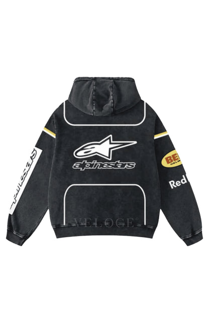 Red Bull Racing Hoodie - Carbon Wash