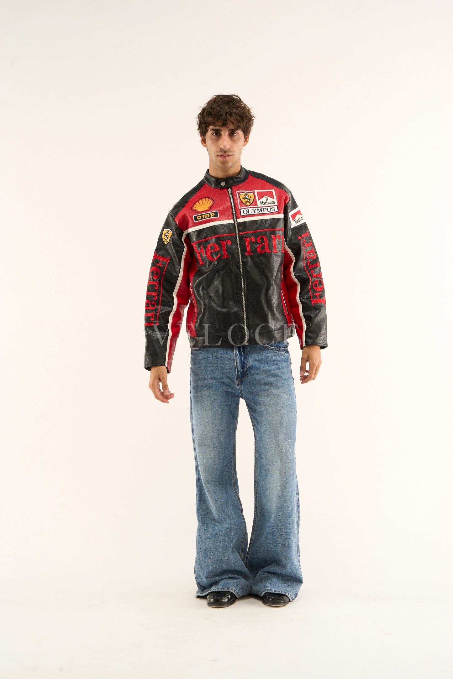 F*RRARI F1 Leather Jacket - Olympus Edition - VELOCE