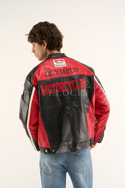 F*RRARI F1 Leather Jacket - Olympus Edition - VELOCE