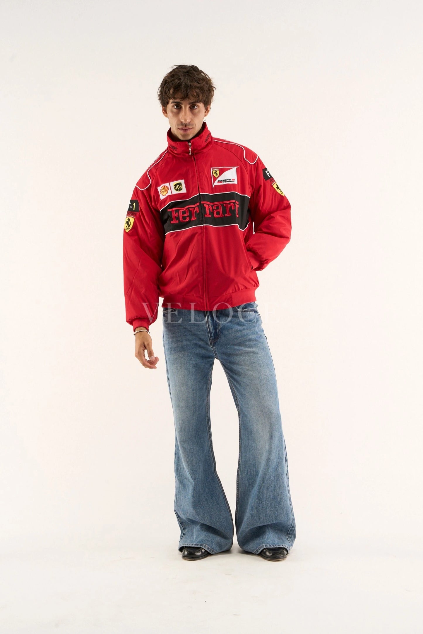 Ferrari F1 Vintage Racing Jacket - Red Edition