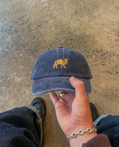 Camel Embroidered Cap